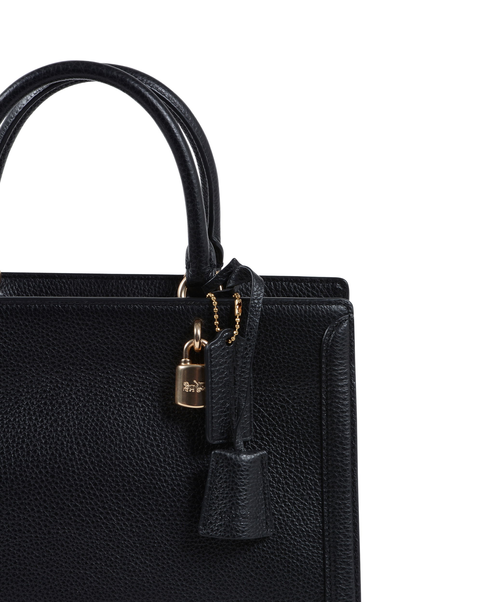Bolso de mano Coach para mujer, color negro, F88037 NEGRO
