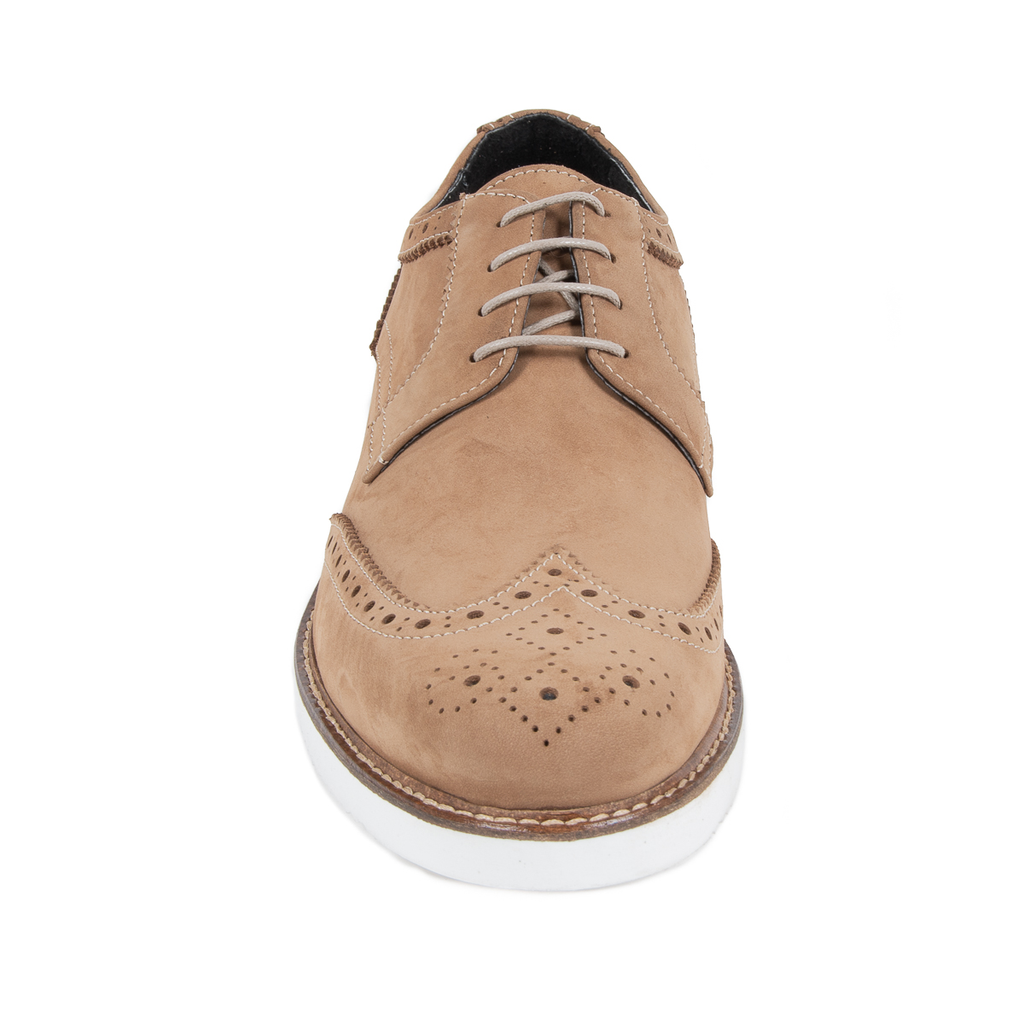Zapato brogue para hombre V 1969 Italia Marrón HARRY 5141 NABUK VAR 2
