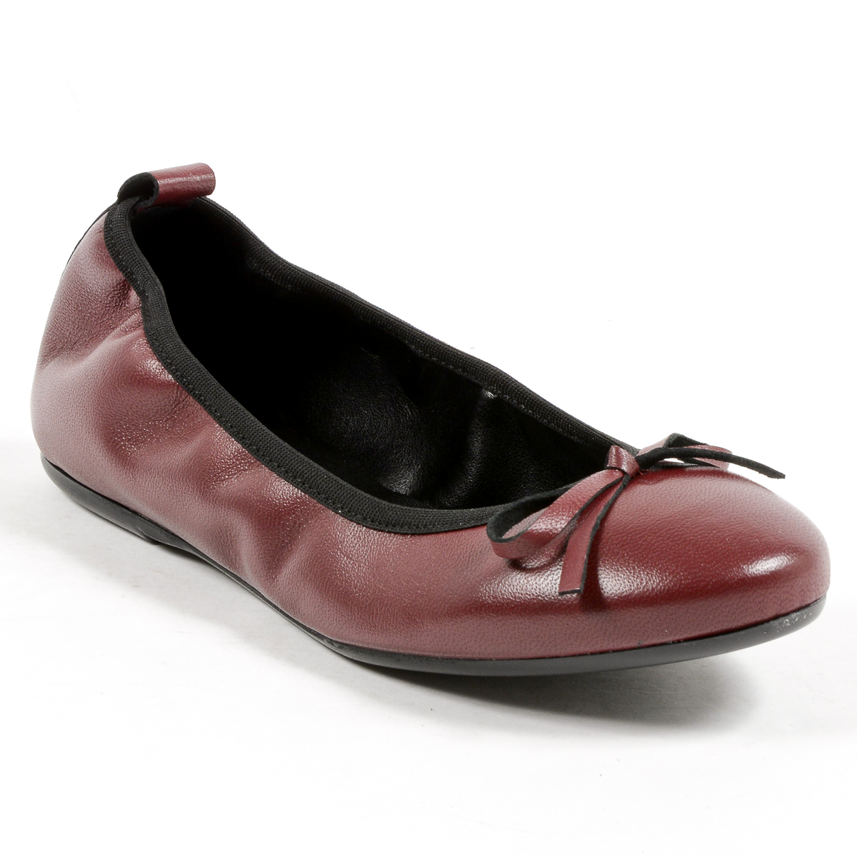 Andrew Charles Womens Soft Ballerina Bordeaux GWEN
