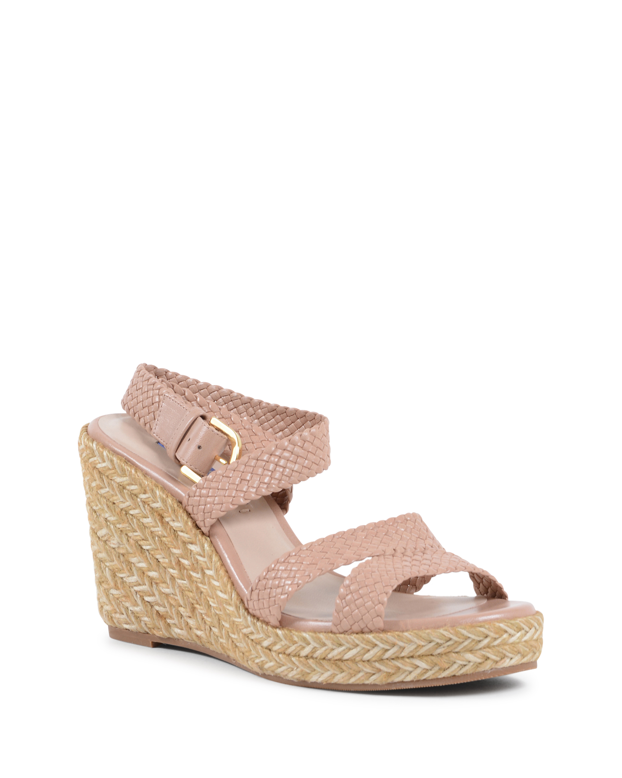 Stuart Weitzman Sandalia de cuña para mujer Rosa ELSIE 85