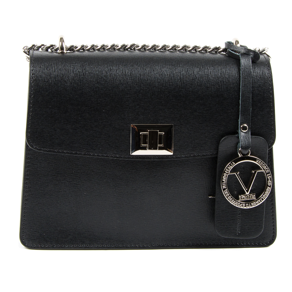 V 1969 Italia Womens Handbag Black MORA
