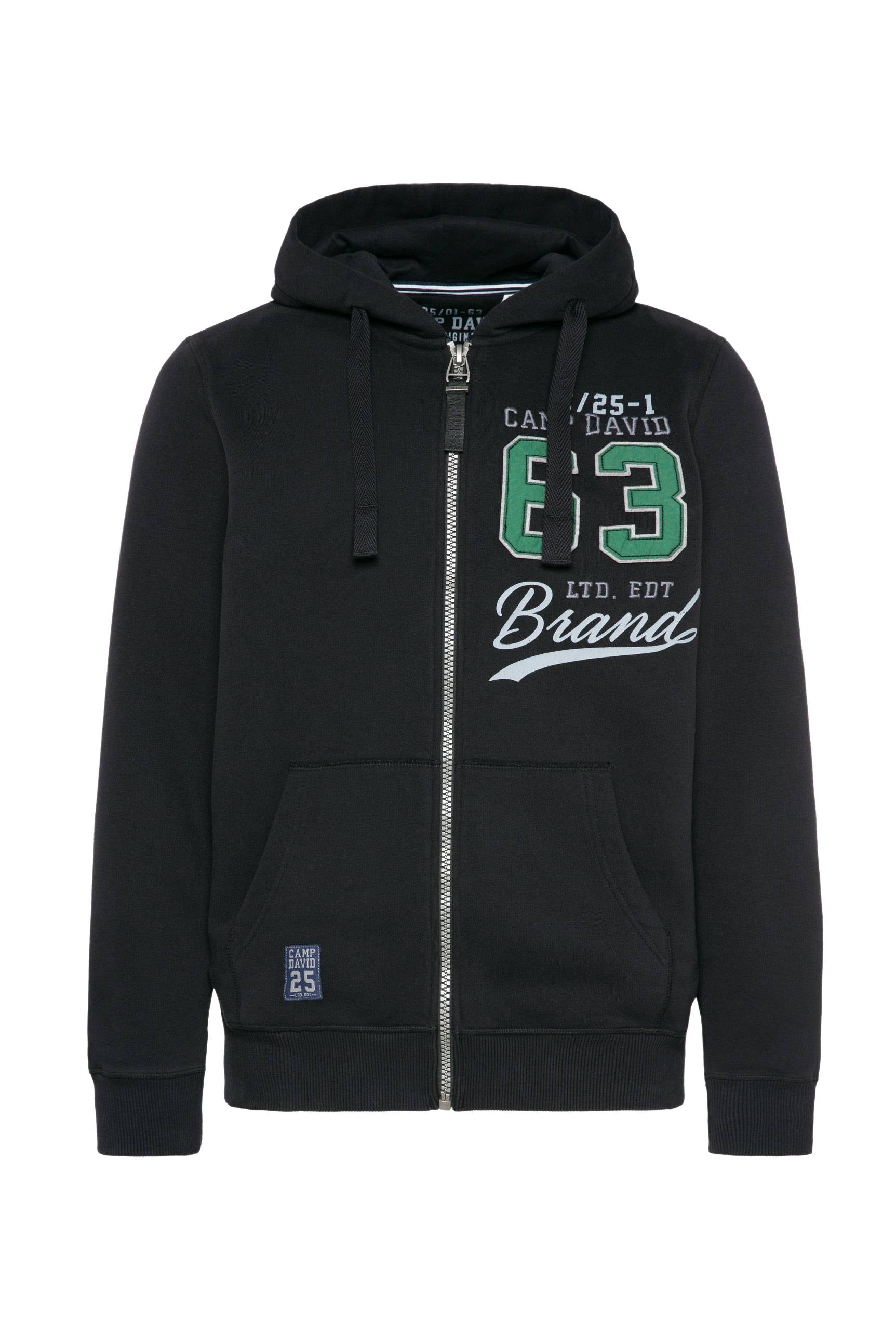 Chaqueta deportiva con capucha para hombre Camp David