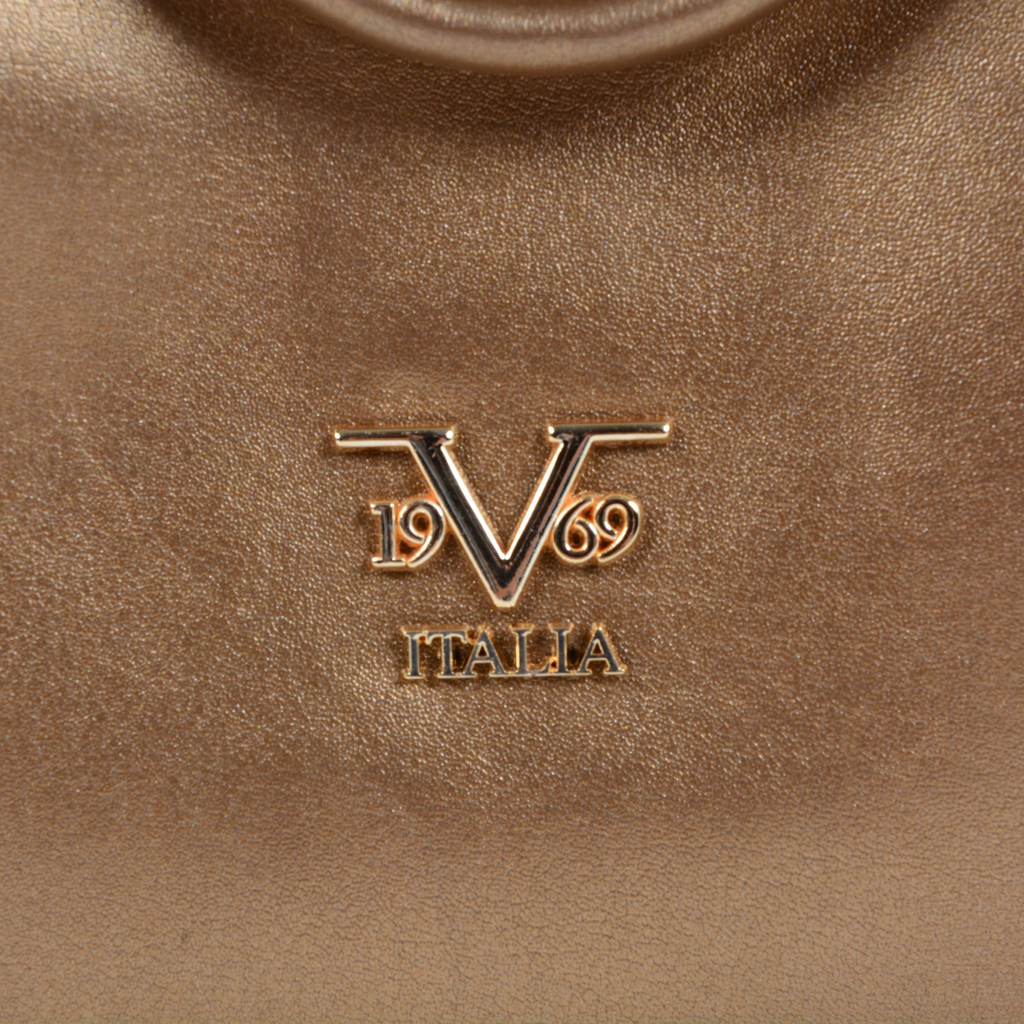 V 1969 Italia Womens Handbag Gold TRIPOLI