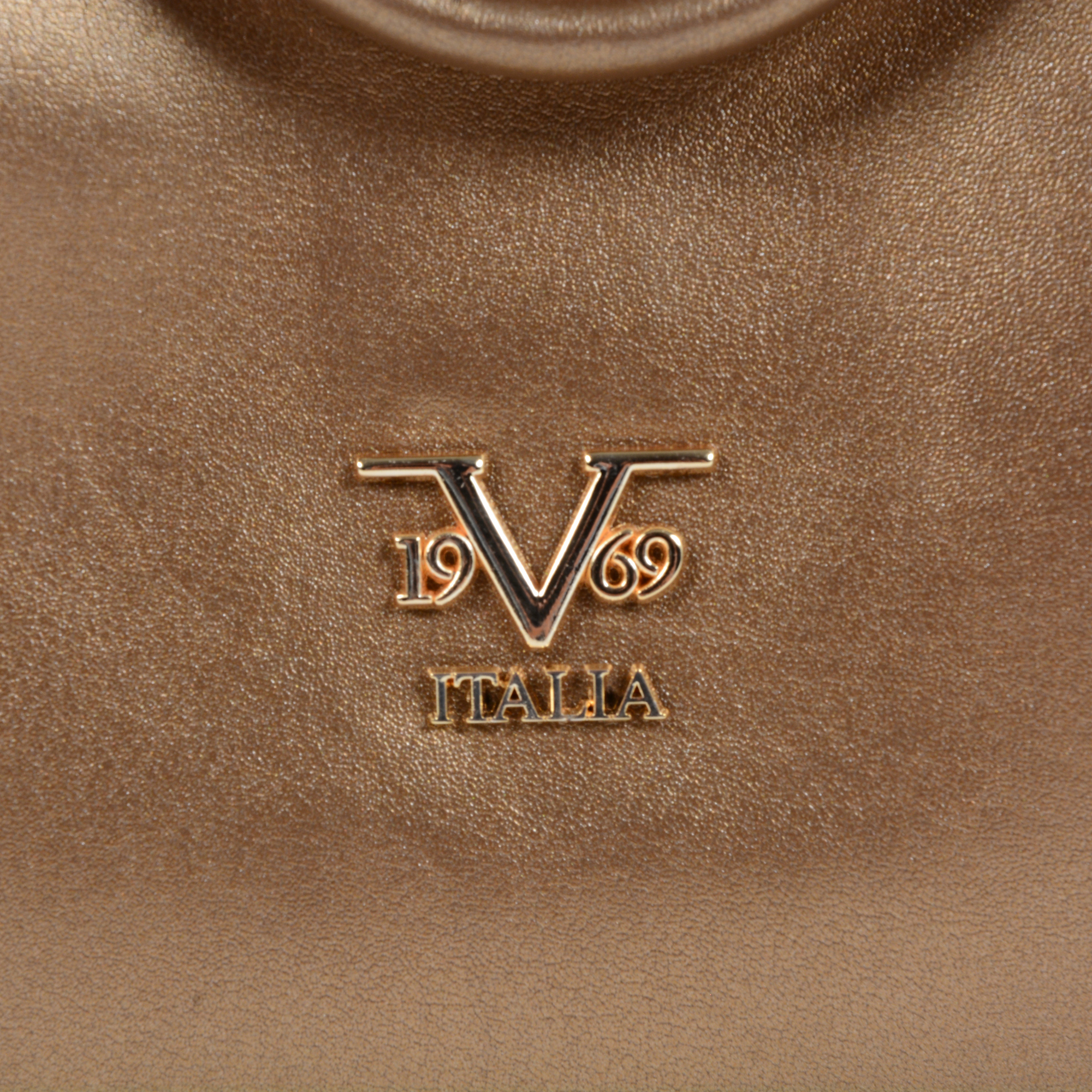 V 1969 Italia Womens Handbag Gold TRIPOLI