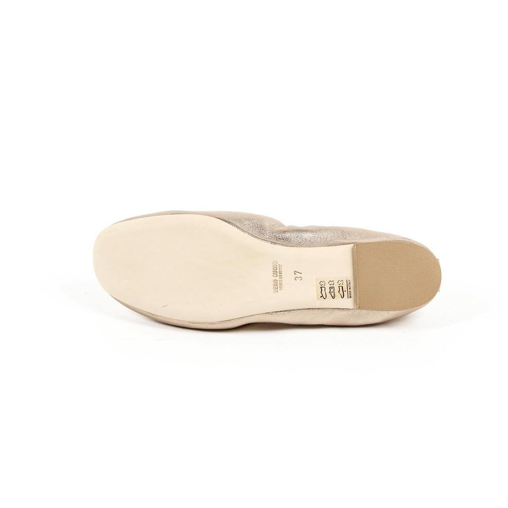 V 1969 Italia Bailarina para mujer 302999 NAPPA METAL BEIGE