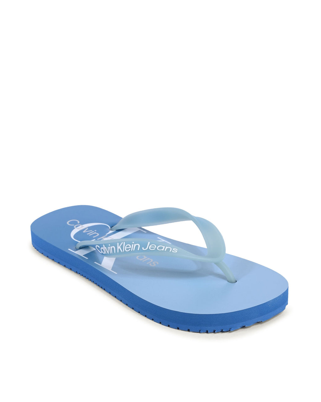 Calvin Klein Women Flip Flops BLUE YW0YW014010G2