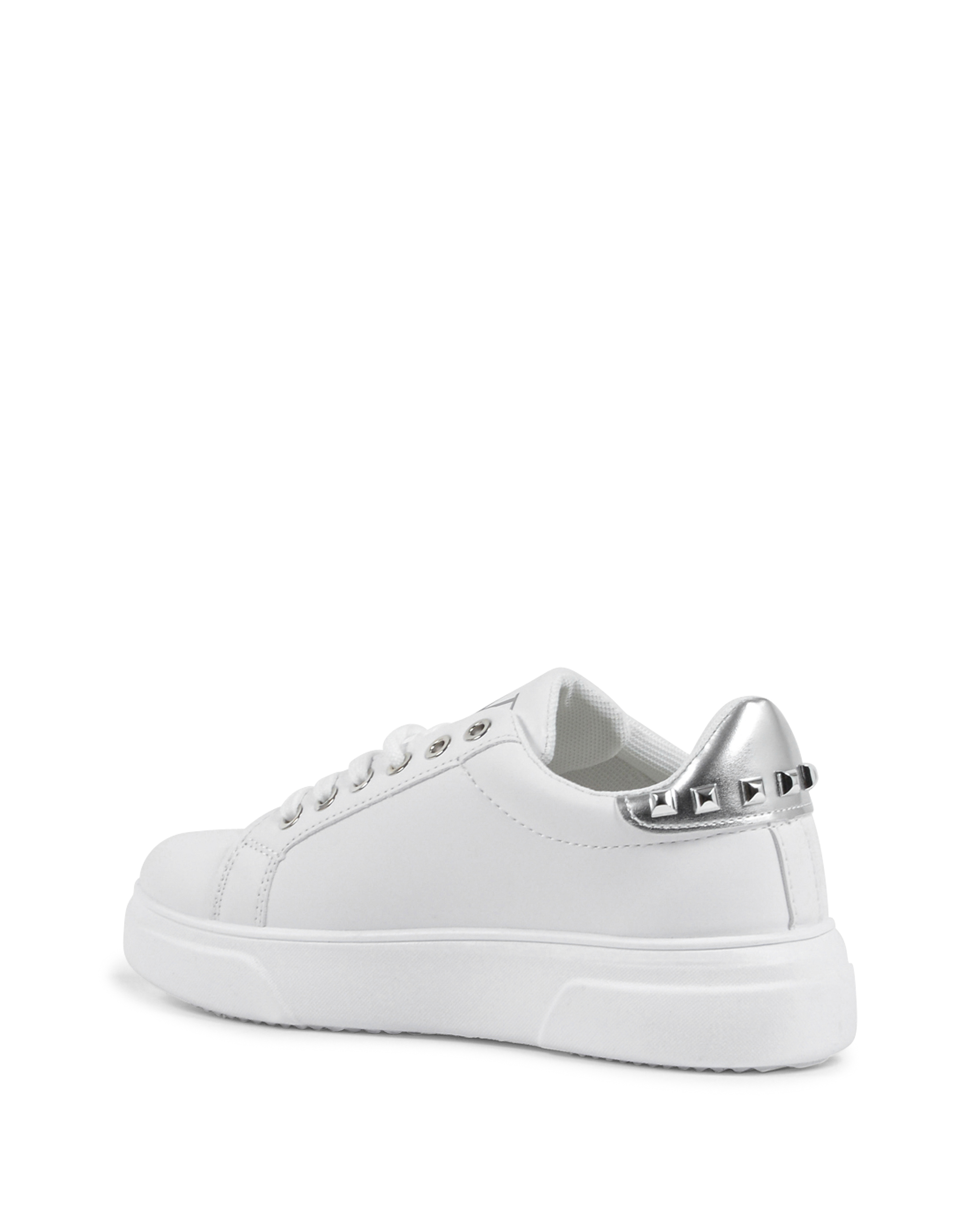 19V69 Italia Zapatillas de mujer V806 BIANCO ARGENTO