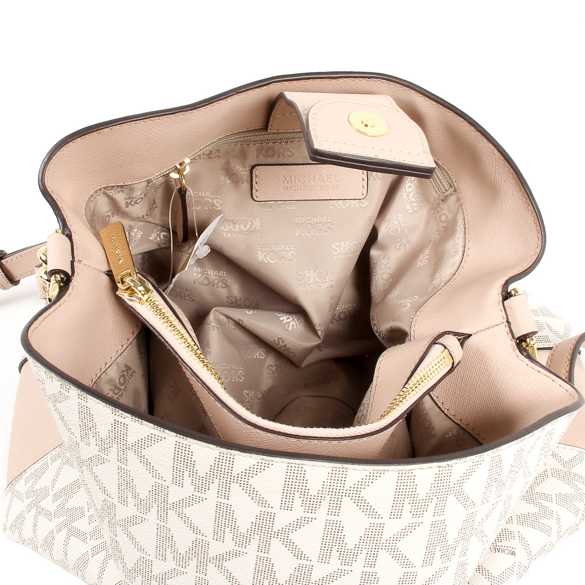 Michael Kors Womens Handbag PORTIA 35F7GPAS3B VANIL BALLET