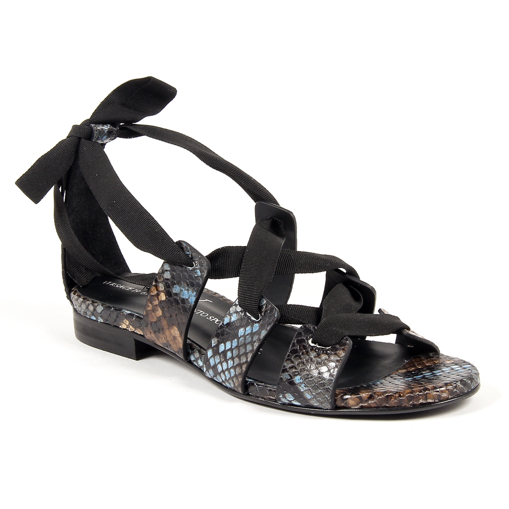 V 1969 Italia Sandalia plana para mujer Multicolor MORA