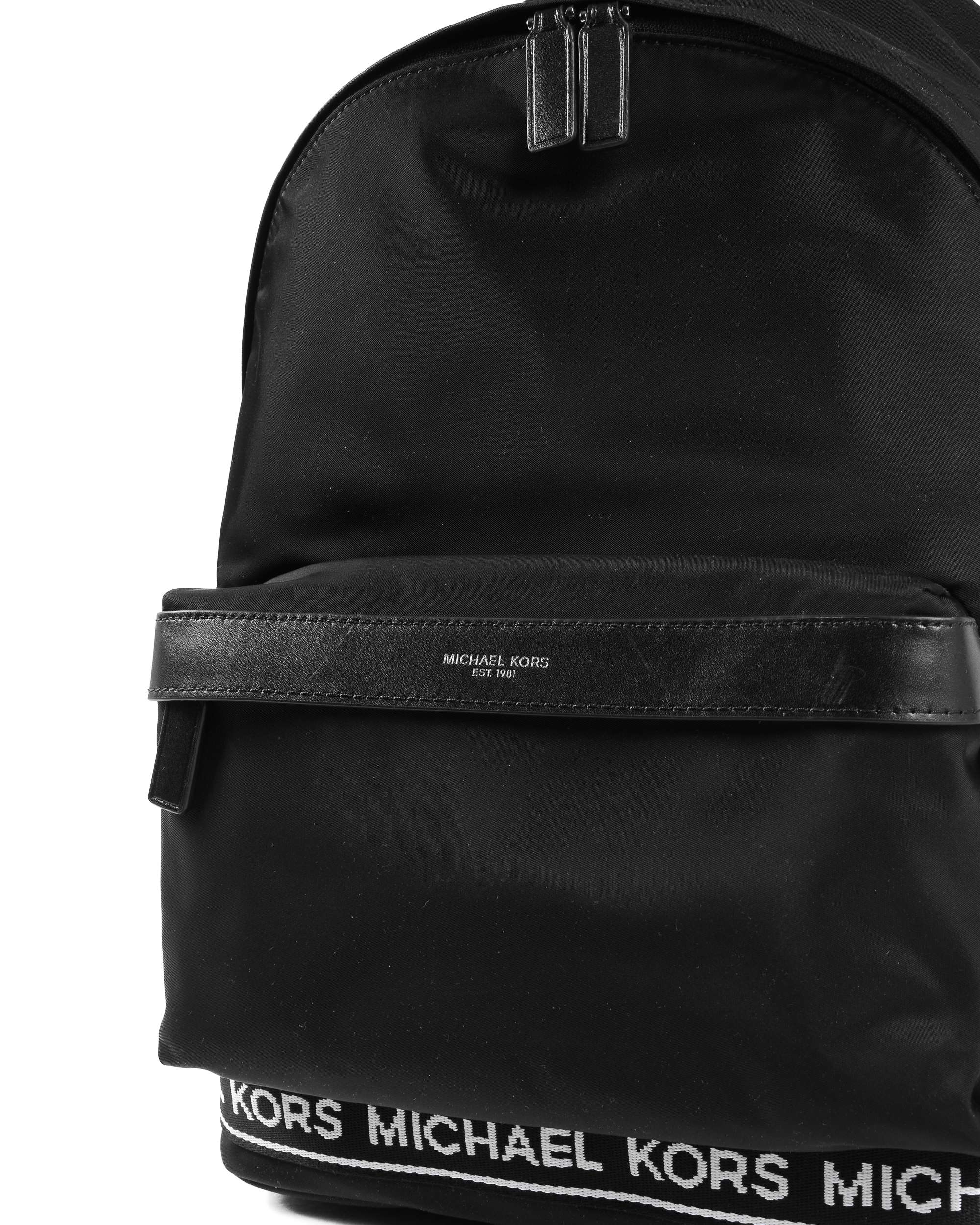 Mochila Michael Kors para hombre, color negro y blanco, 37H9LKNB2C BLK/WHT