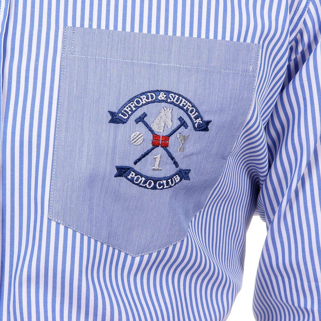 Ufford & Suffolk Polo Club Camisa Hombre USC01 A1 BLUETTE