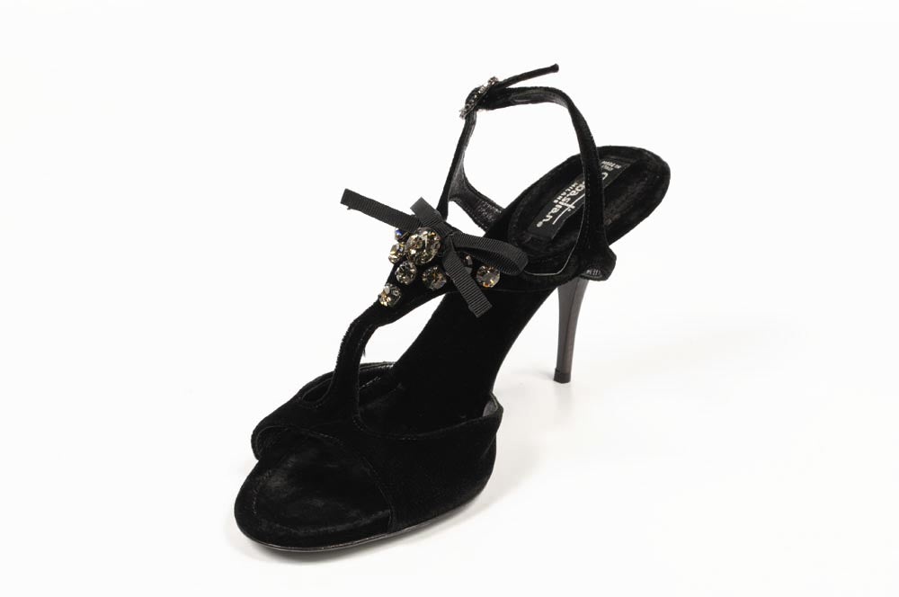 Sandalia de mujer Sebastian Milano 2454 VELLUTO NERO(VE)