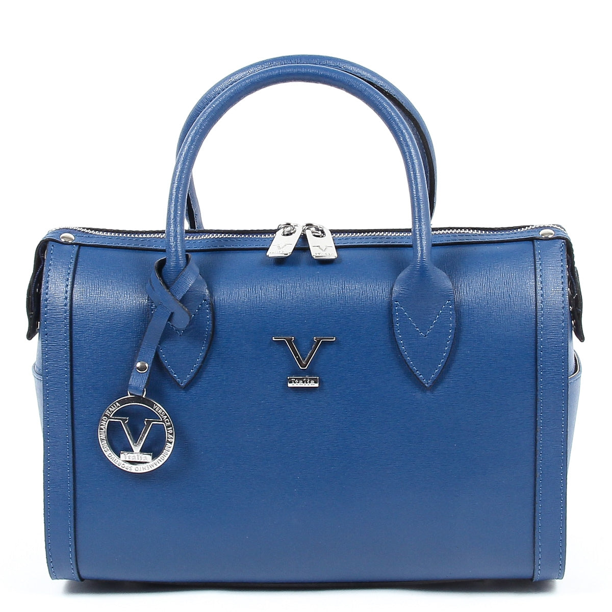 V Italia Womens Handbag Blue Jeans V014-S PALMELLATO BLUE JEANS