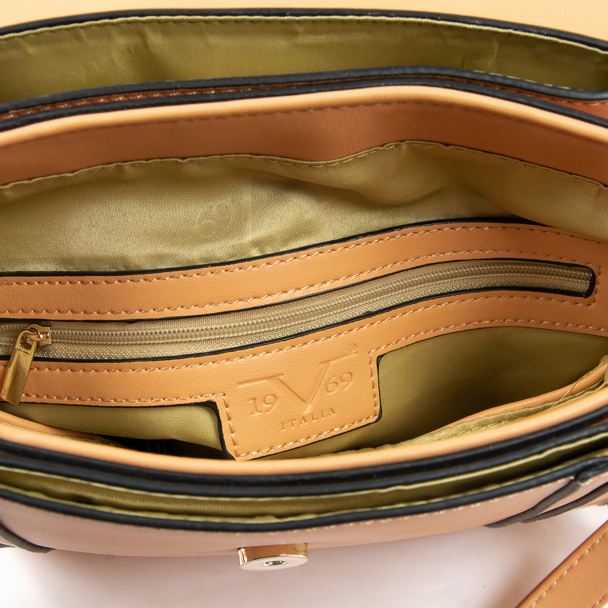 Bolso de mano para mujer V 1969 Italia Rosa LINDA