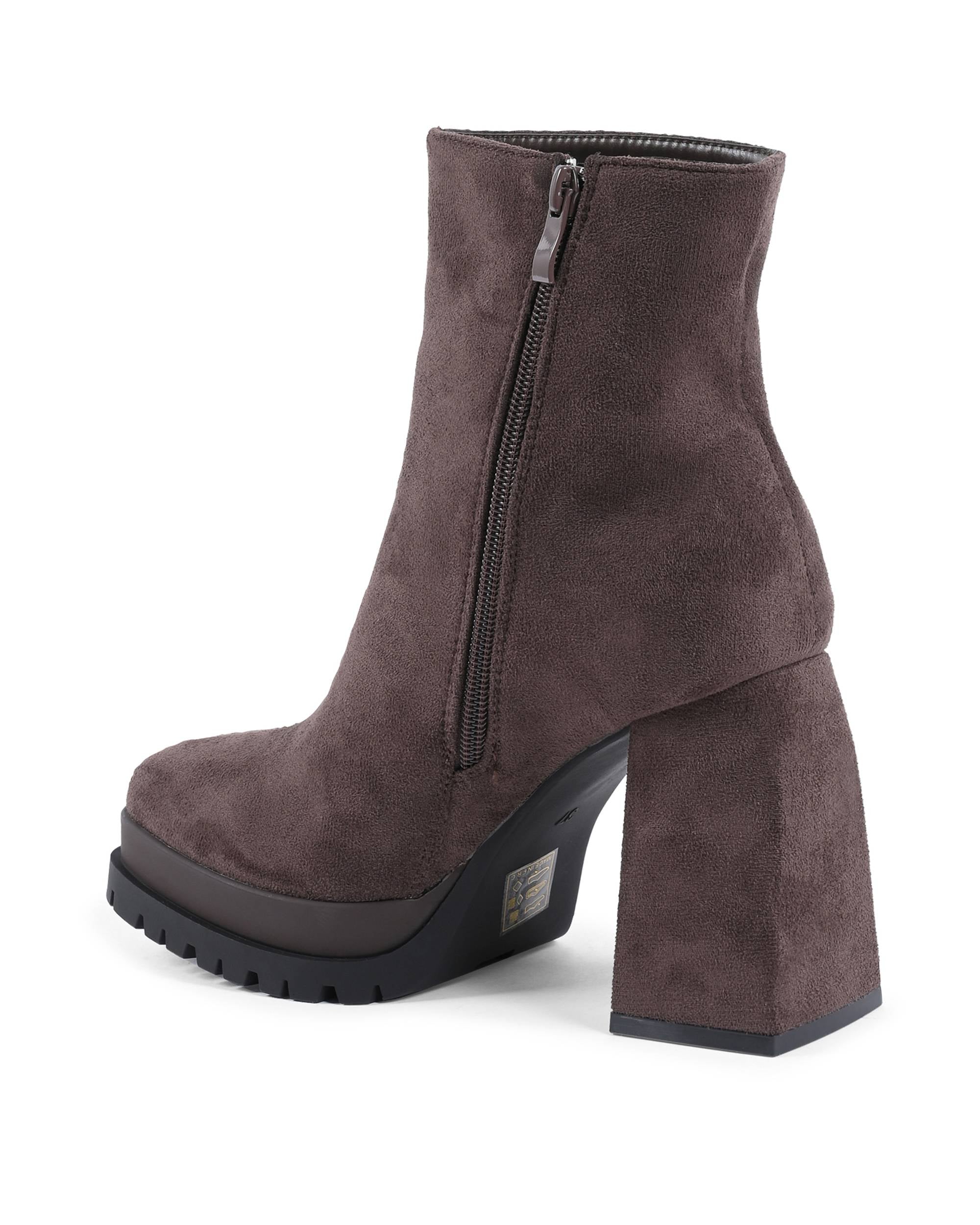 19V69 Italia Botines para mujer Marrón X712 MARRONE