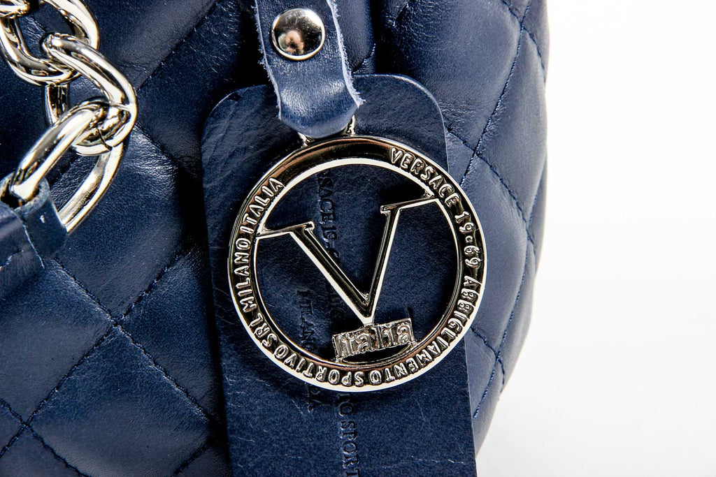 Bolso de mano para mujer V 1969 Italia V011 S BLUE JEANS