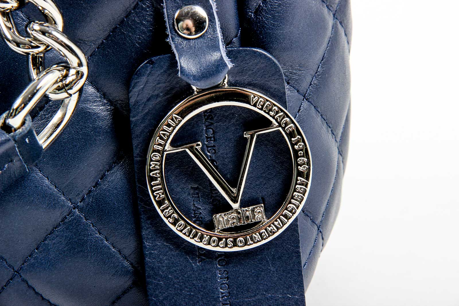 Bolso de mano para mujer V 1969 Italia V011 S BLUE JEANS