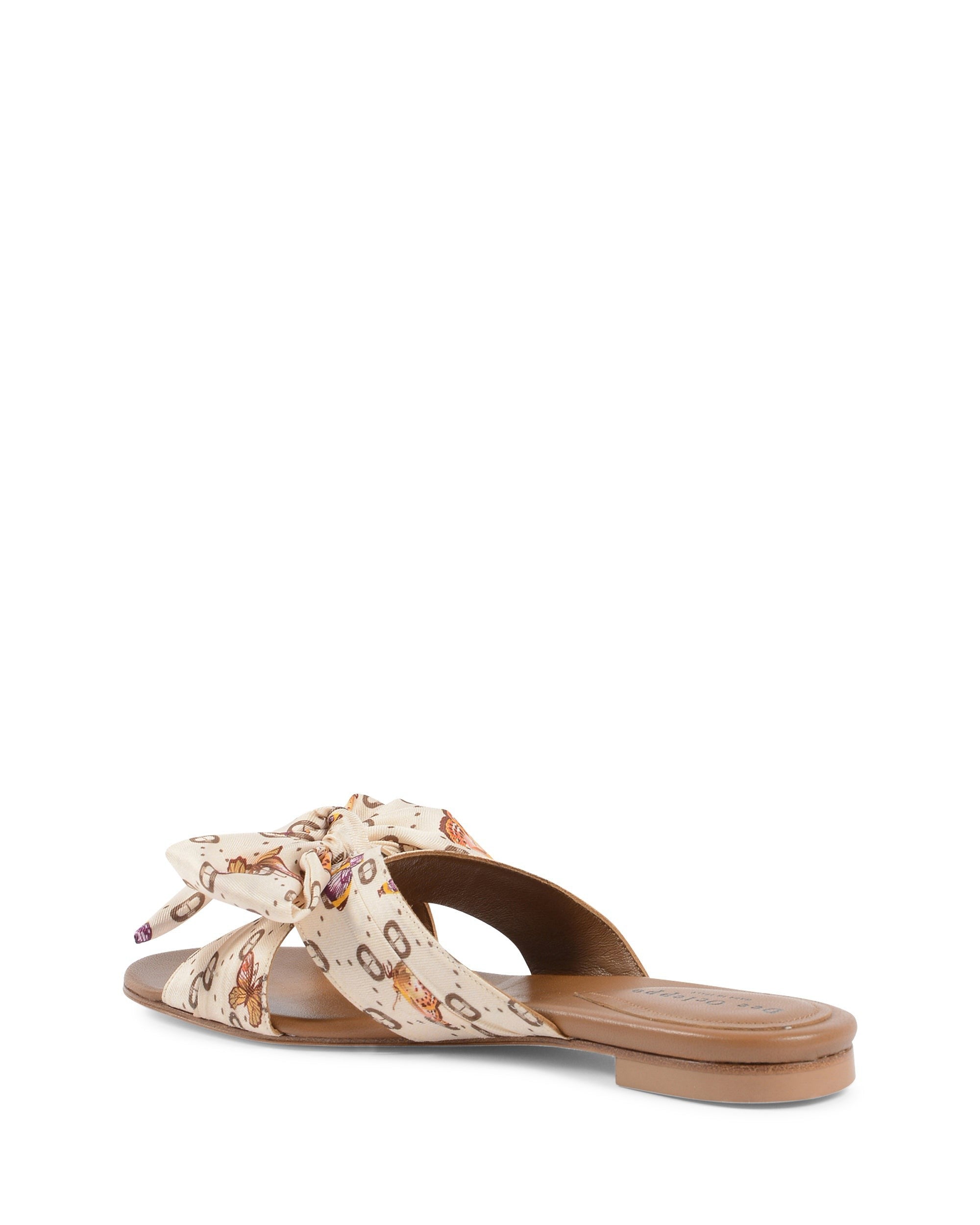 Emma Bow Mule color tostado