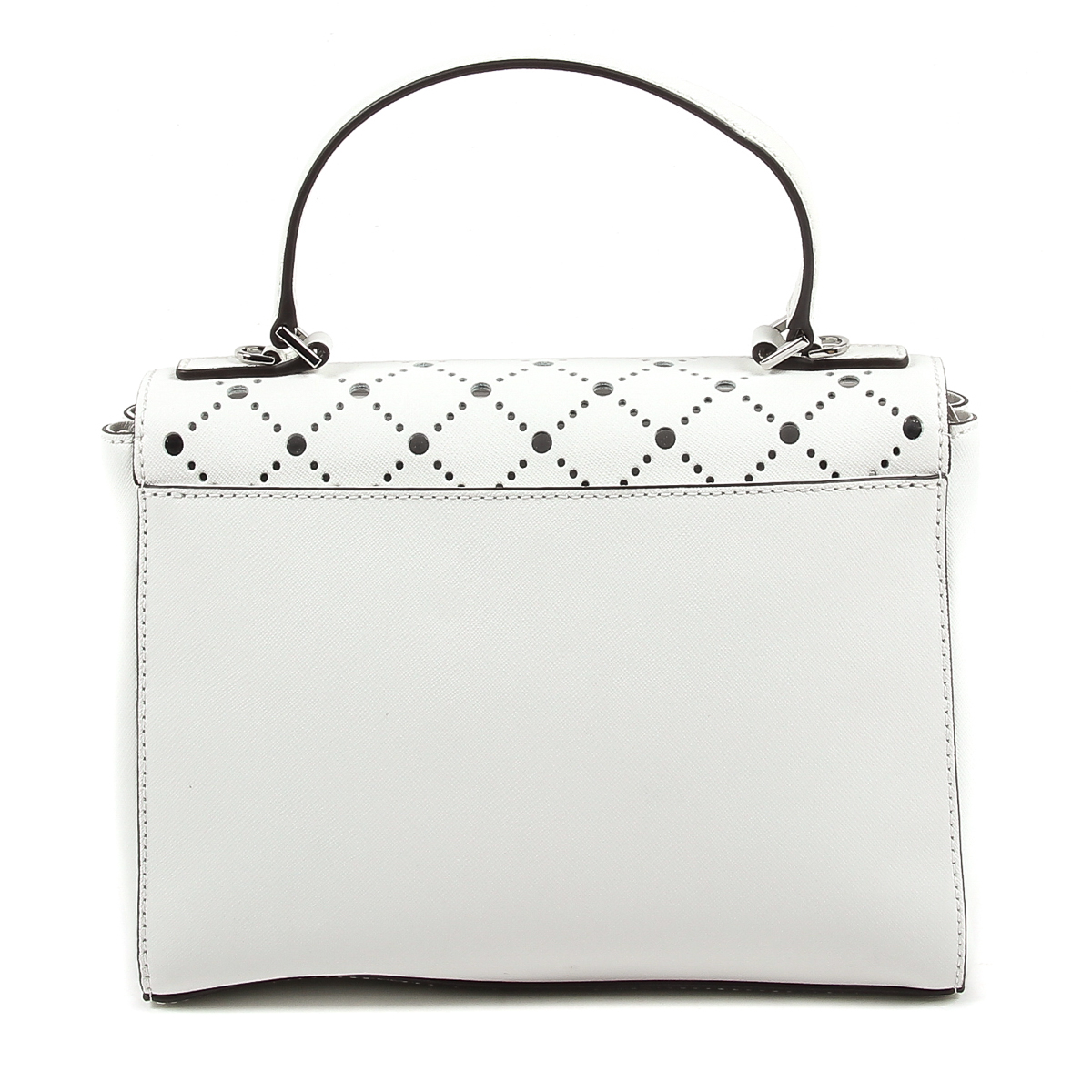 Michael Kors Womens Handbag VIOLET 35S7SV1S2L OPTIC WHITE