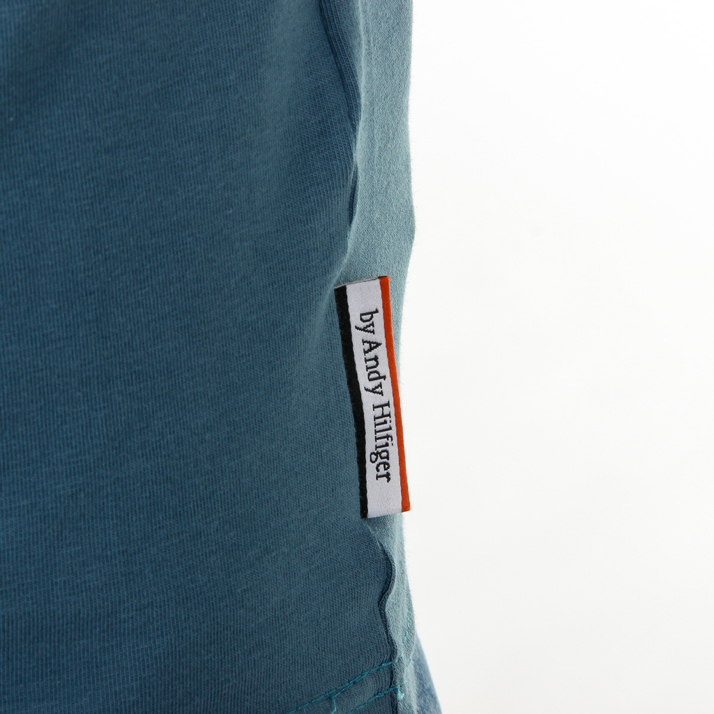 Camiseta Andrew Charles para hombre, manga corta, cuello en V, verde, KENAN
