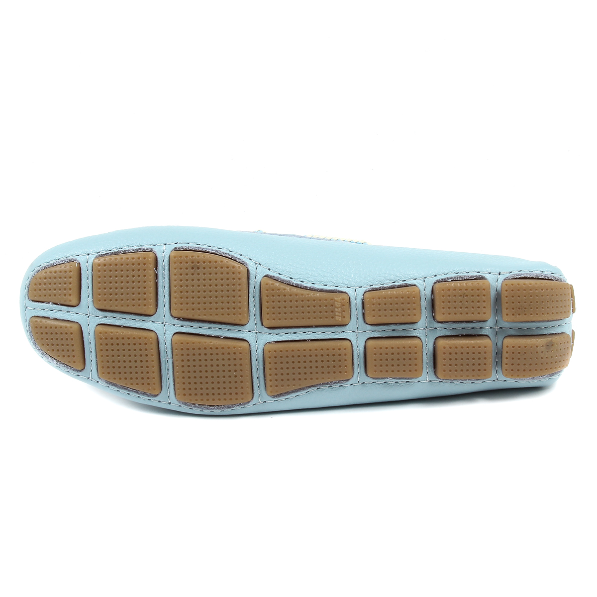 Mocasín V 1969 Italia para mujer azul claro EMILIA