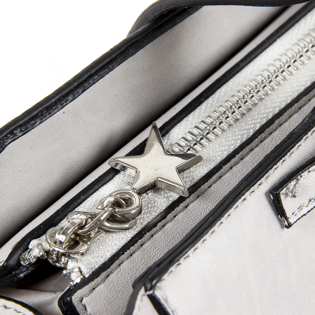 Andrew Charles Womens Handbag Grey RAIN