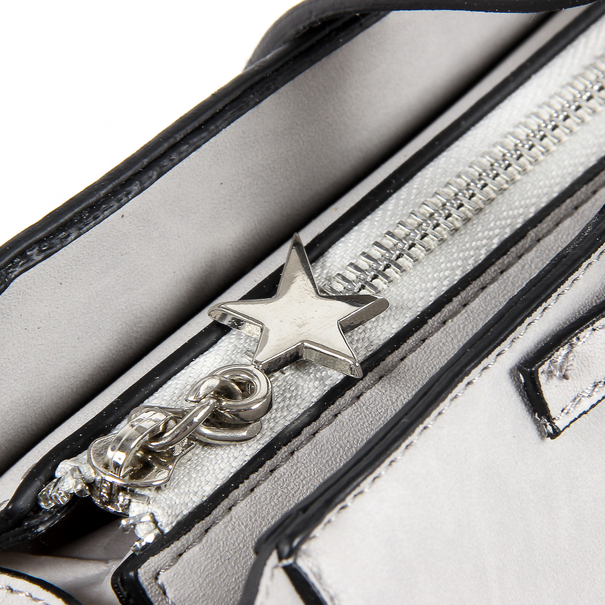 Andrew Charles Womens Handbag Grey RAIN