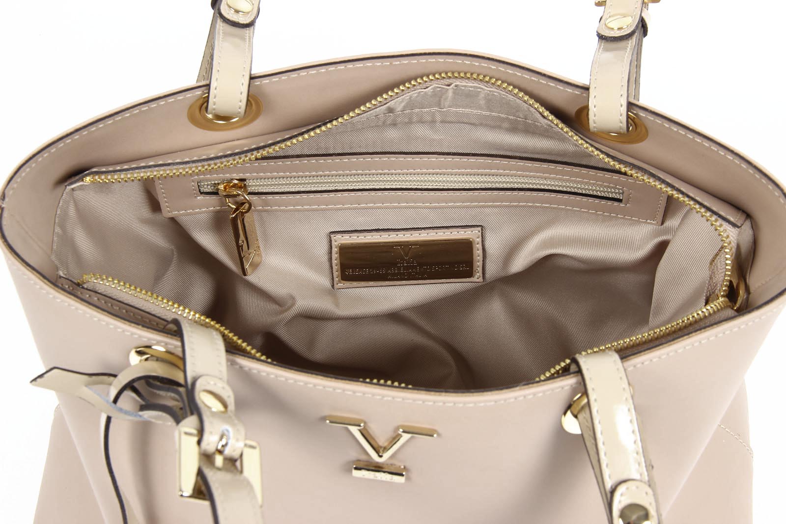 V 1969 Italia Bolso de mujer E252/52 RUGA/SPECCHIO CARNE/476