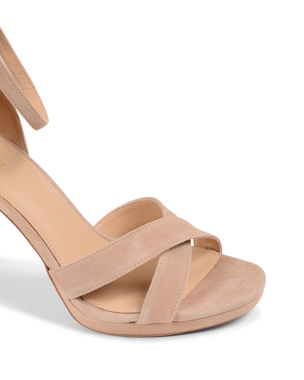 Sandalias con tira al tobillo para mujer de Michael Kors en beige ALEXIA