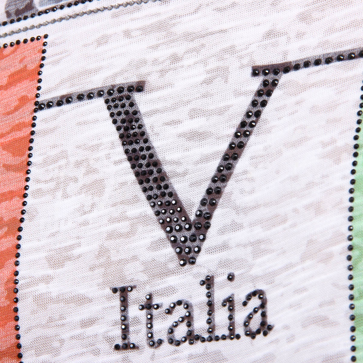 V 1969 Italia Mens T-shirt Short Sleeves Round Neck Multicolor OWEN