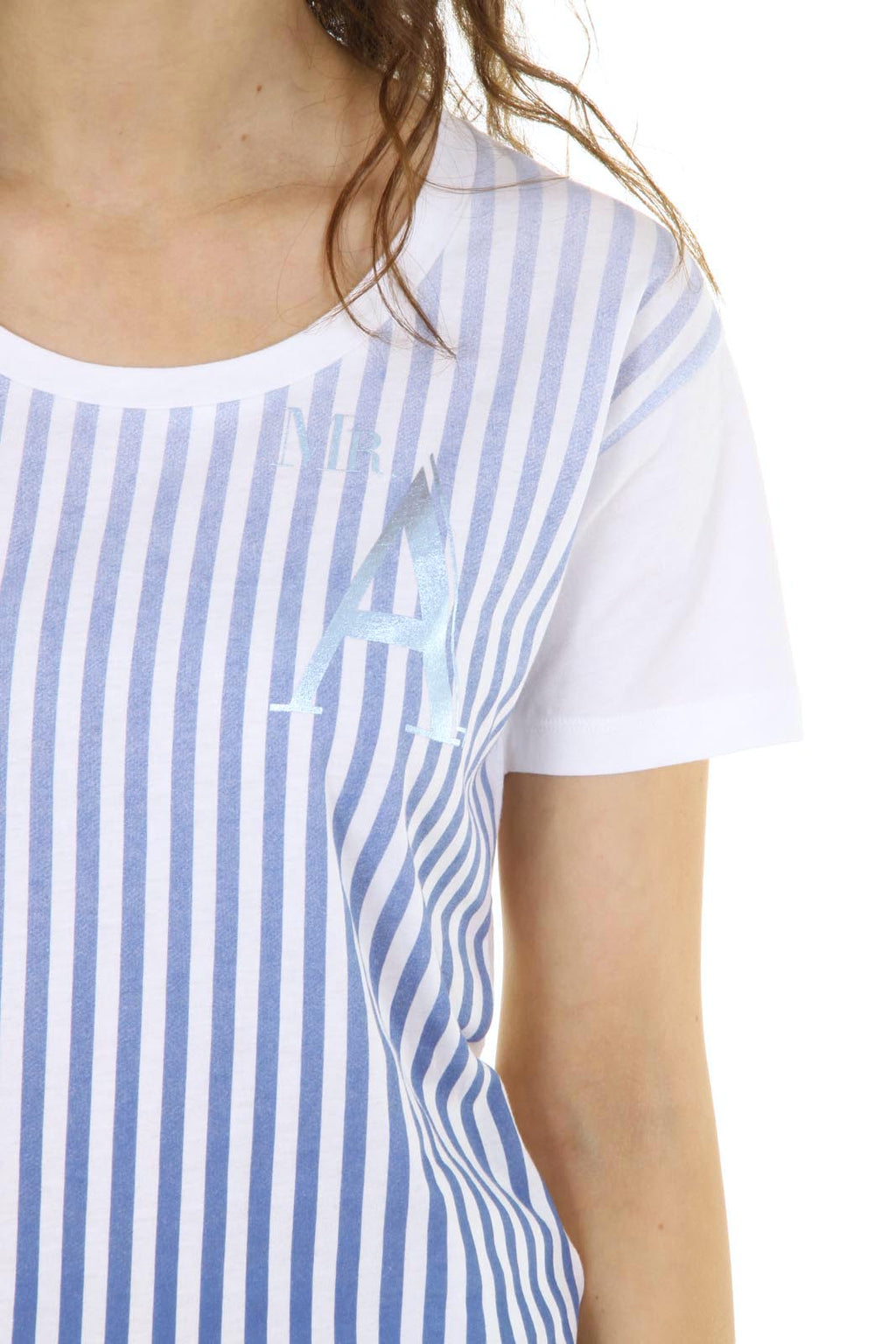 Camiseta de manga corta para mujer Emporio Armani AGH60 AX 1D