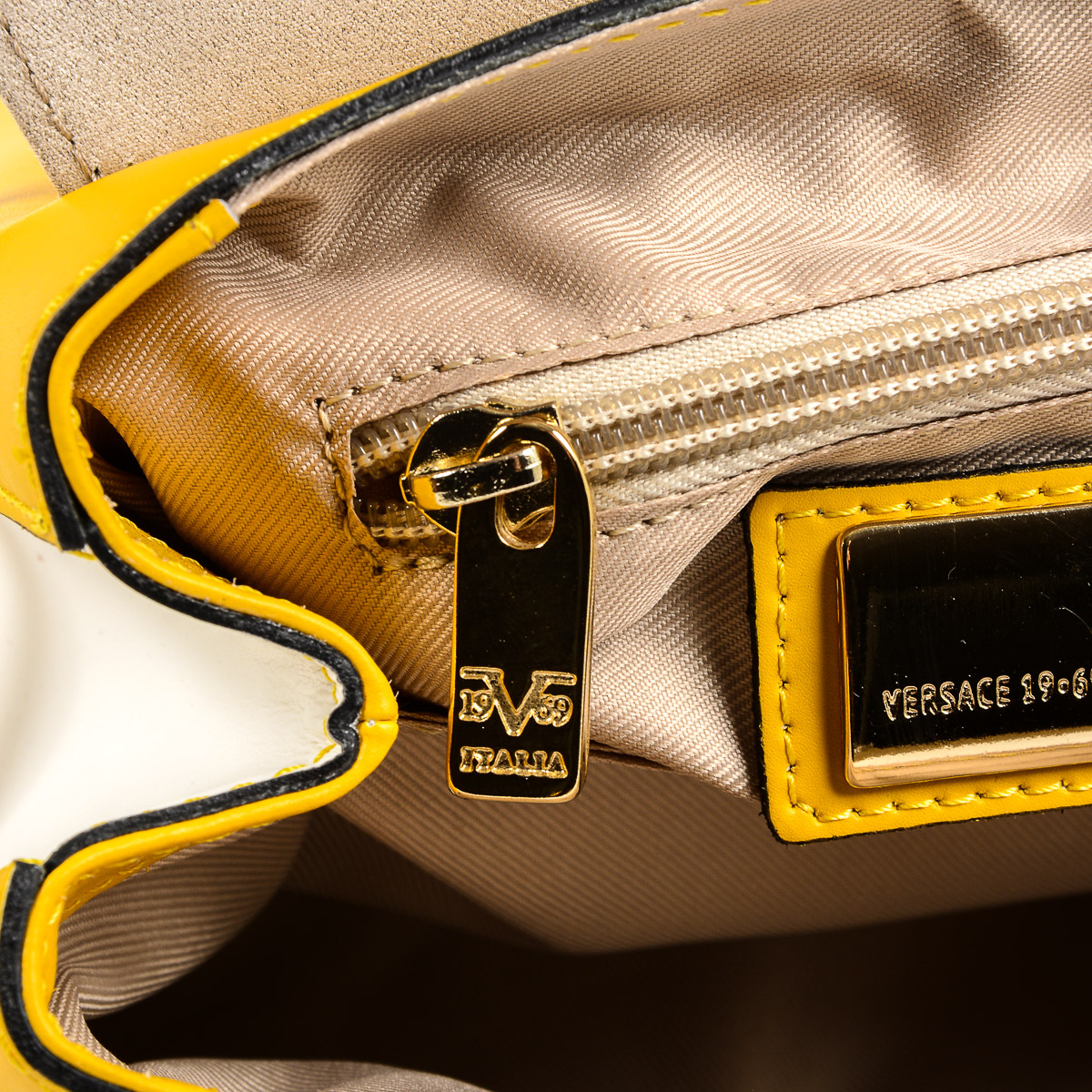 V 1969 Italia Womens Handbag Yellow LAOS