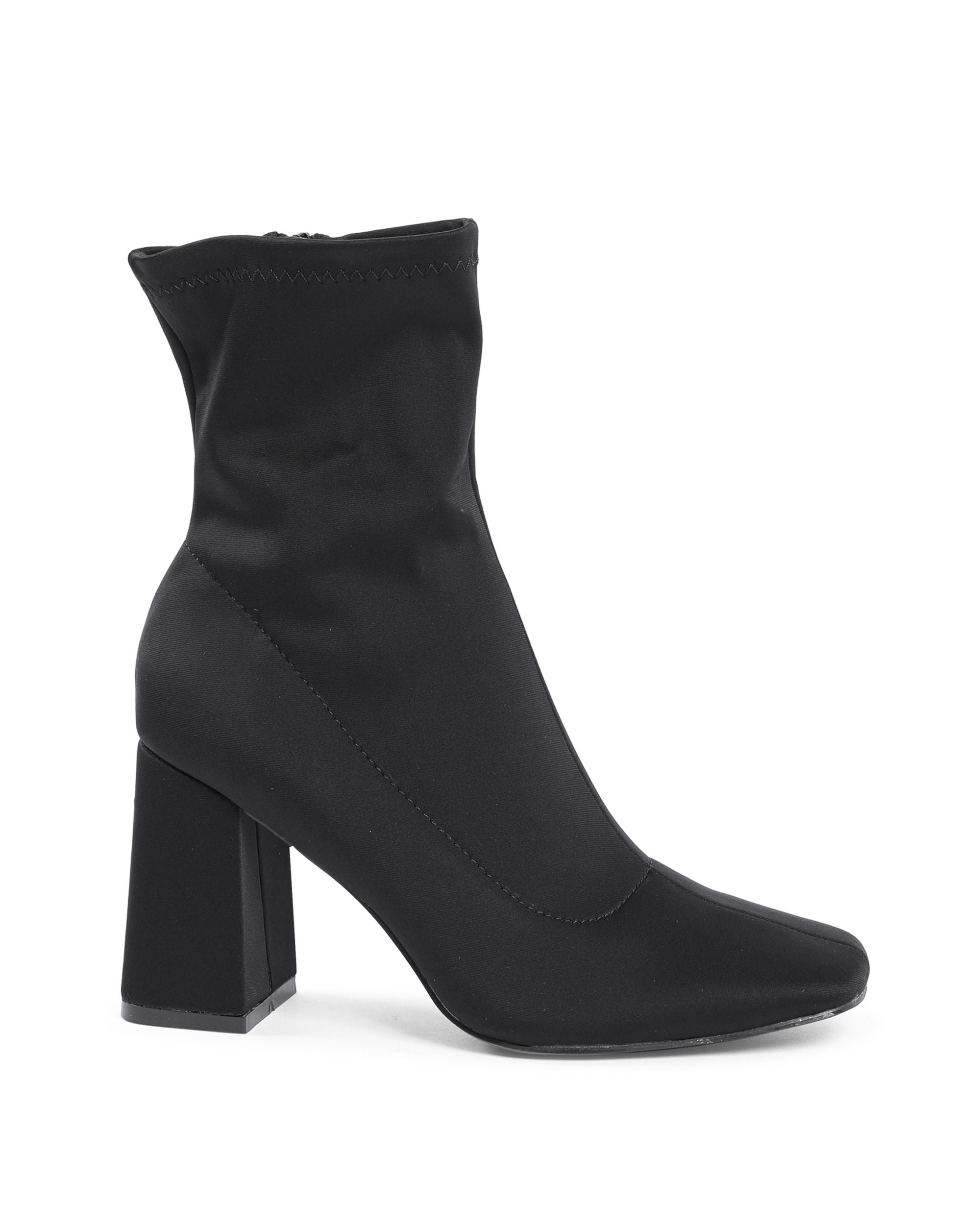 19V69 Italia Botines para mujer negros HF005 NERO
