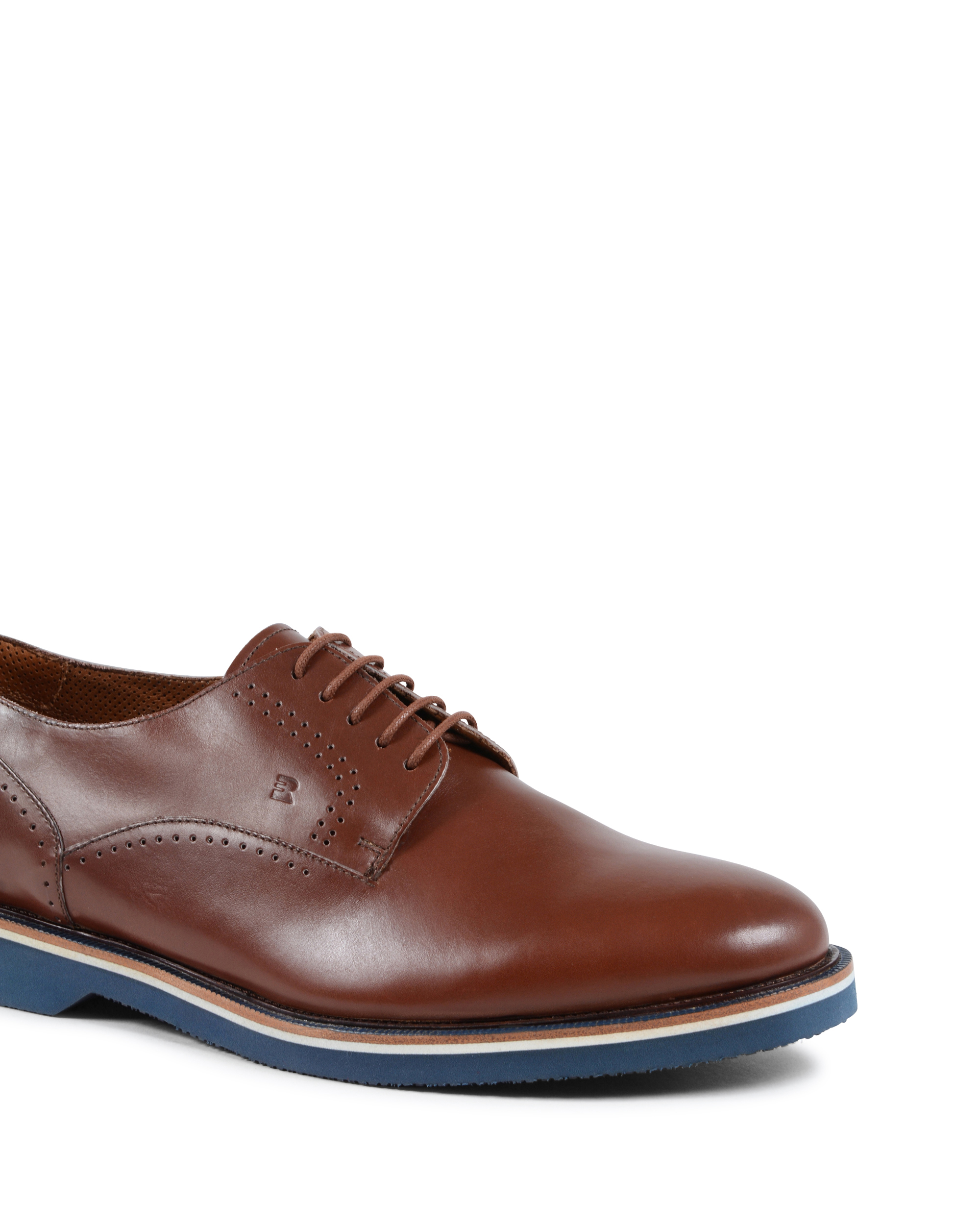 Fratelli Rossetti Mens Lace Up Shoe Brown 45853 GALVESTON MANDORLA