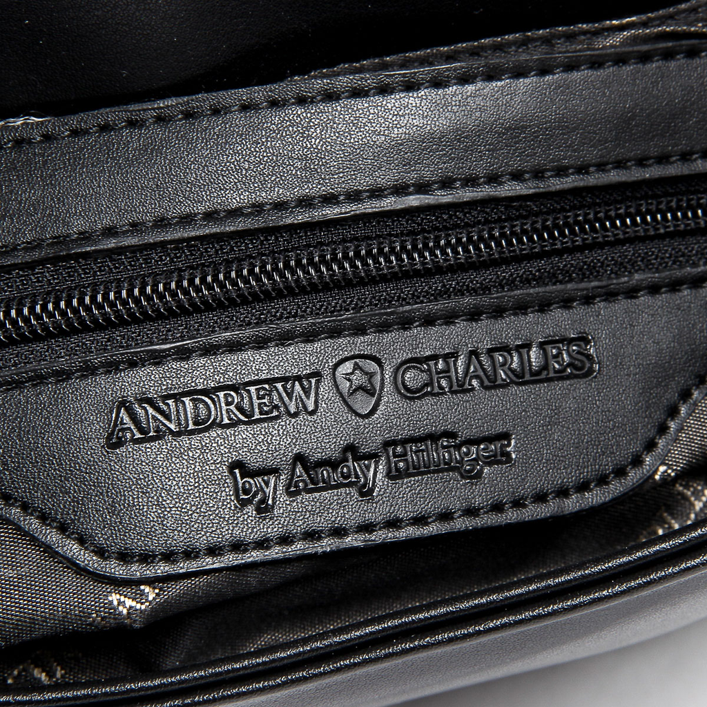 Bolso de mano Andrew Charles para mujer, color negro, SKYLA
