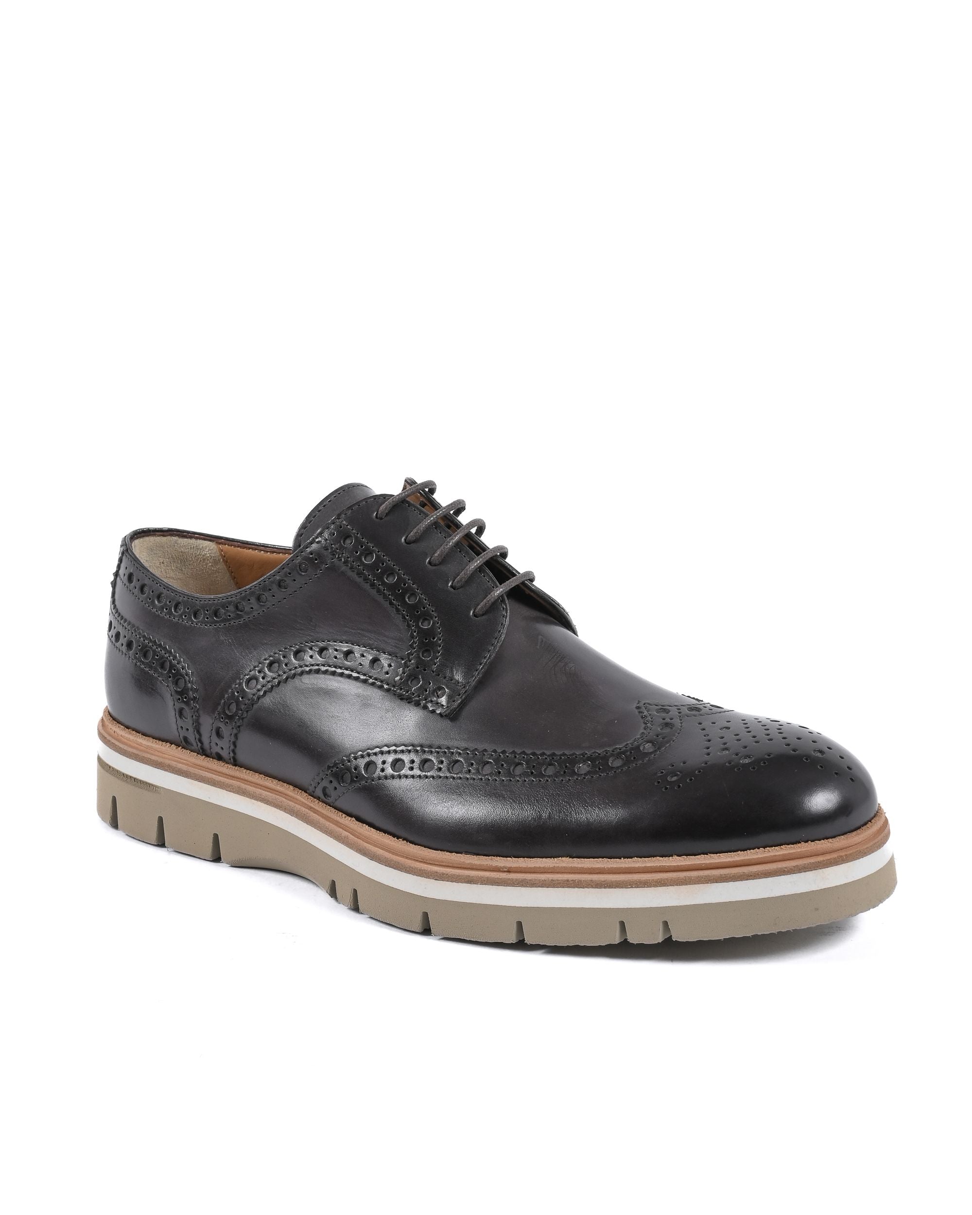 Zapatos brogue para hombre Dee Ocleppo EB131 VIT T MORO LUC GALLO