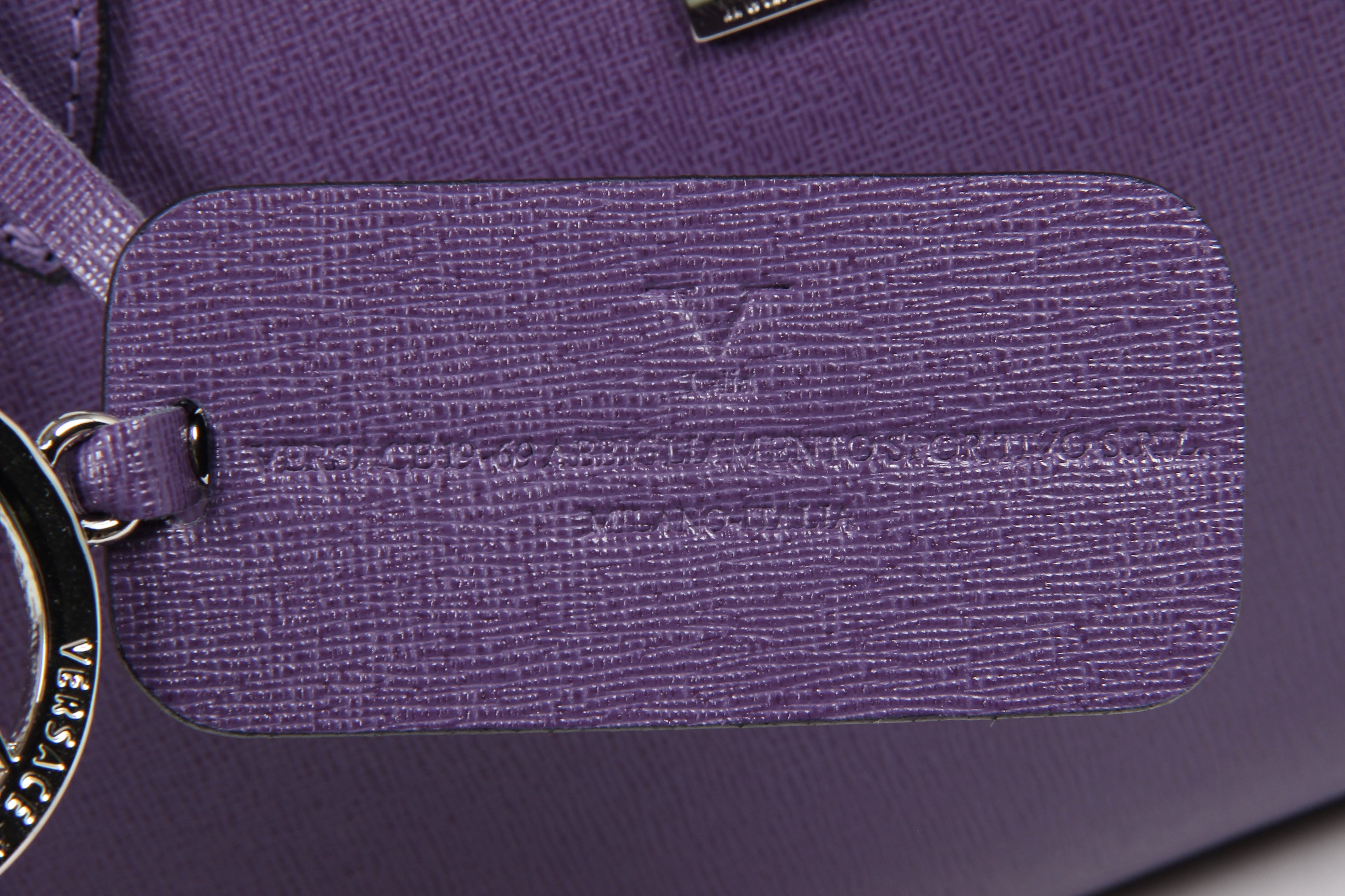 Bolso de mano para mujer V 1969 Italia V014 S PÚRPURA