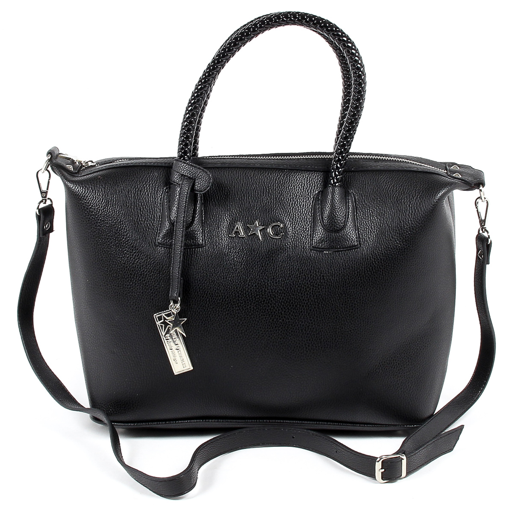Bolso de mano para mujer Andrew Charles negro DARSEY