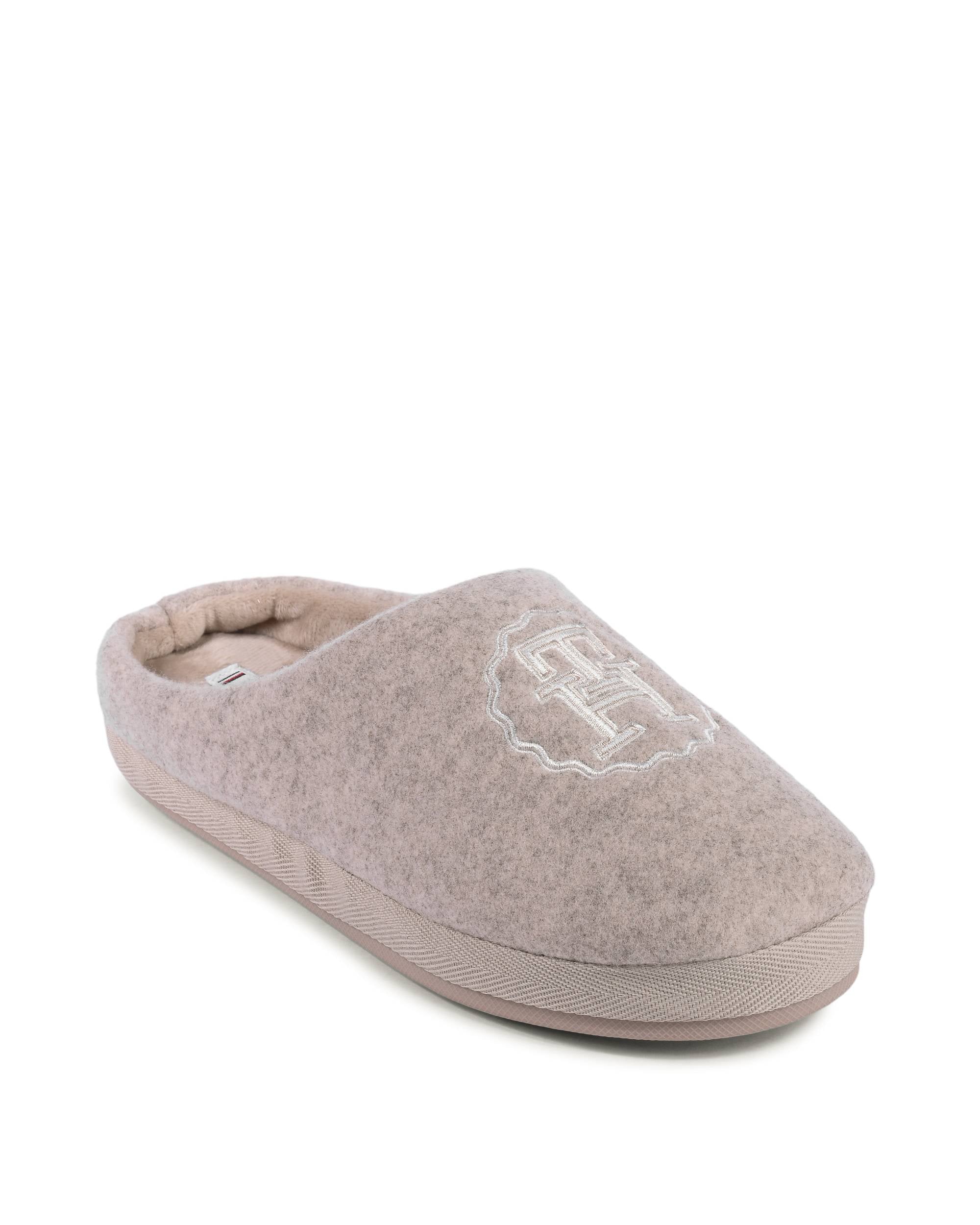Pantuflas Tommy Hilfiger para mujer en beige FW0FW07433ABO