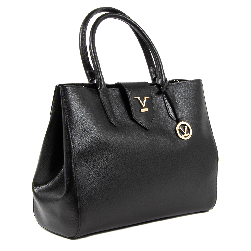 Bolso de mano para mujer V 1969 Italia negro TURNER