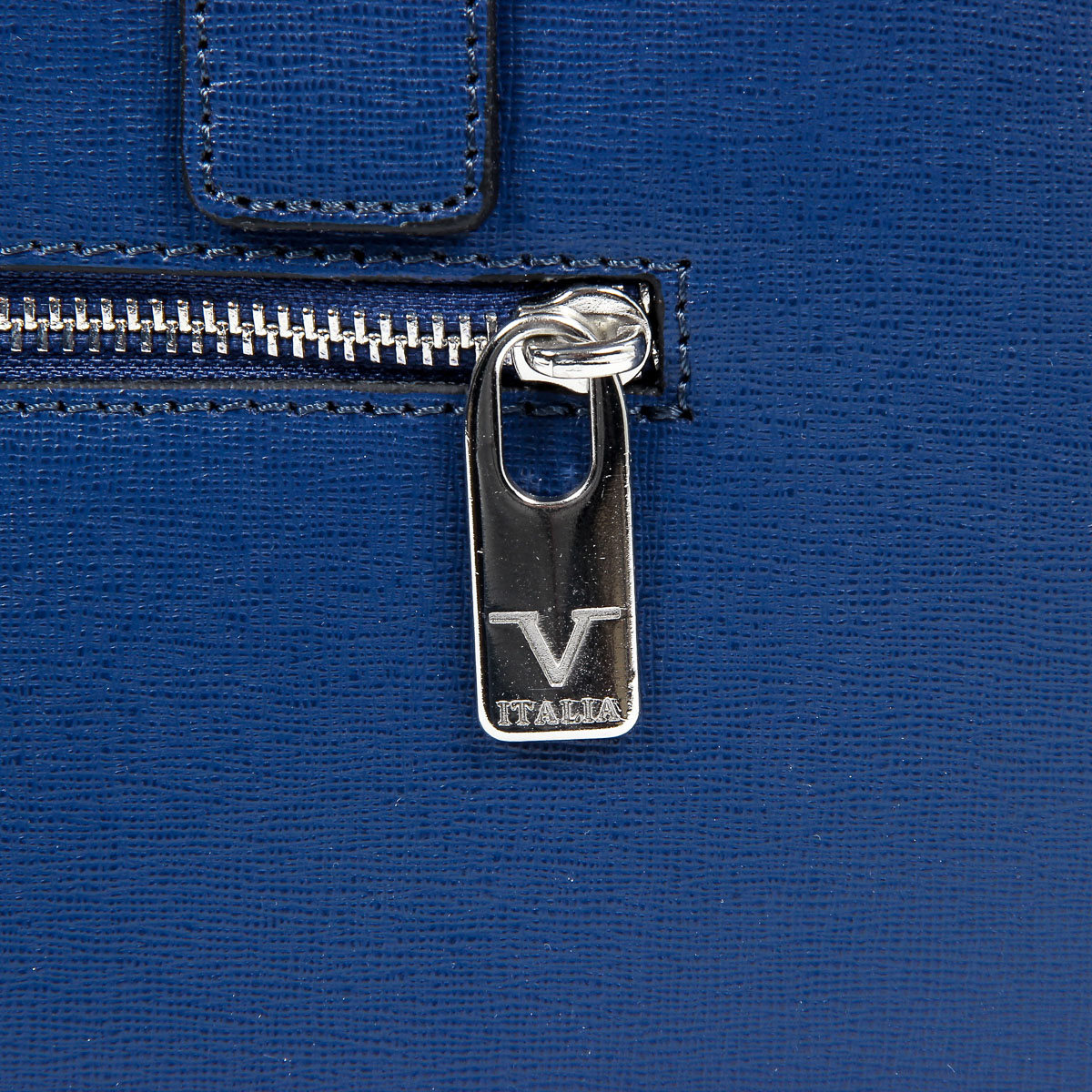 Bolso de mano para mujer V 1969 Italia V006-S SAFFIANO BLU JEANS