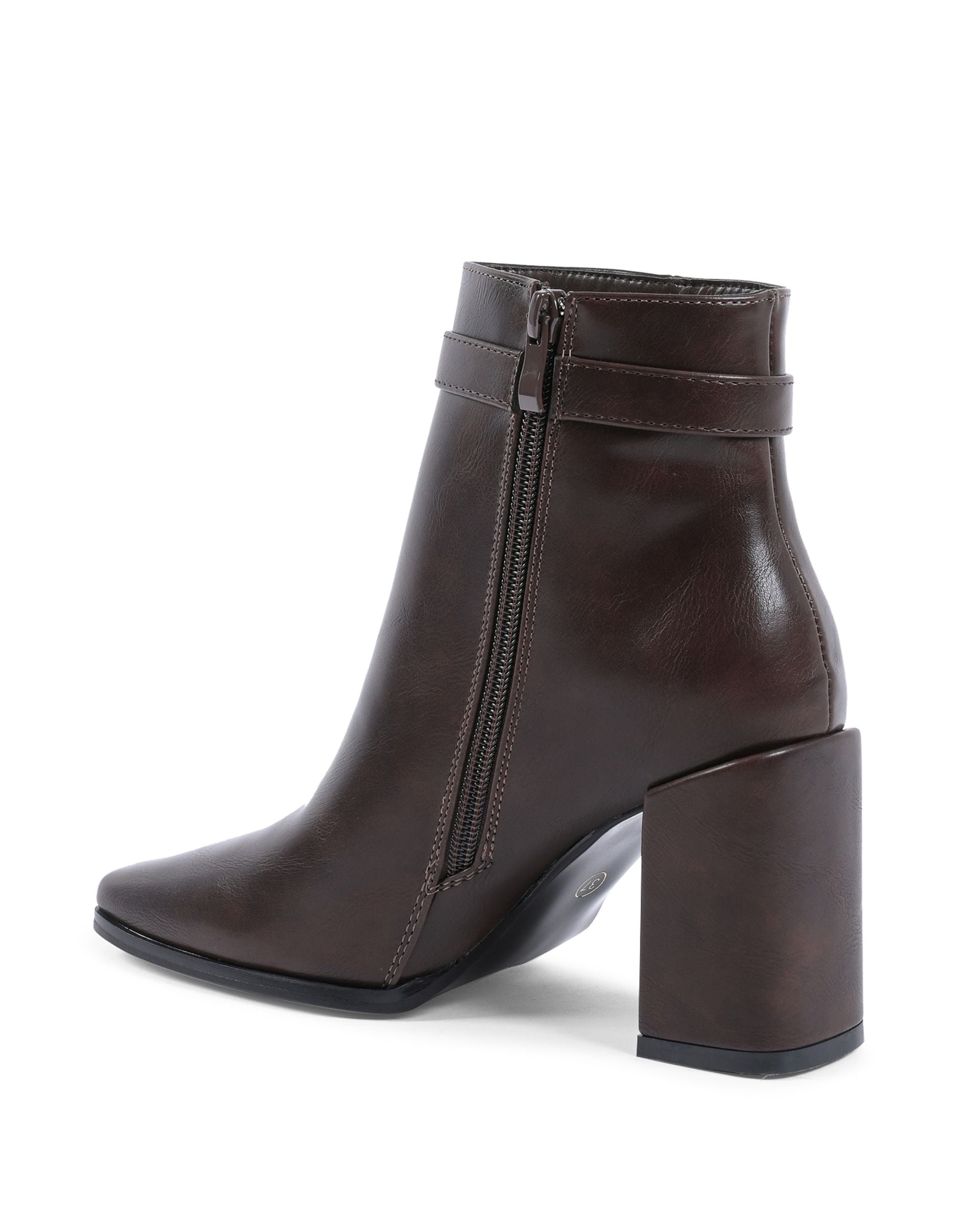 19V69 Italia Botines para mujer Marrón X730 MARRONE