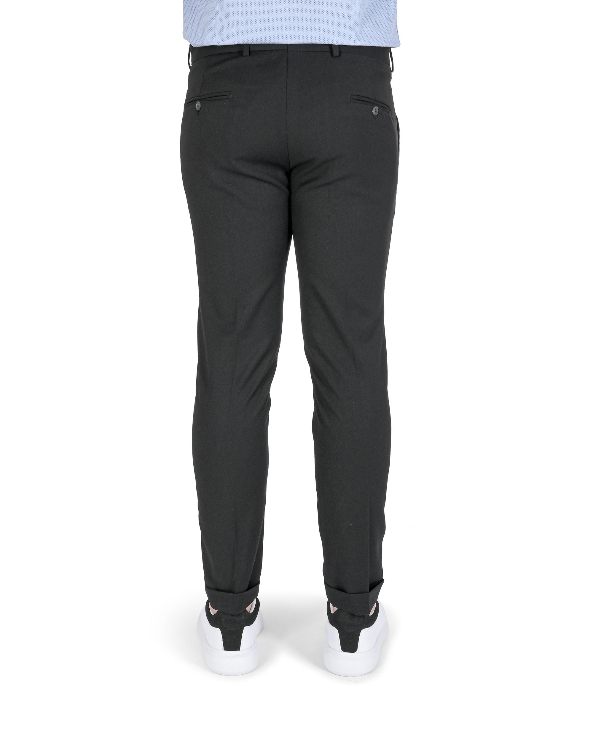 19V69 Italia Pantalones de hombre ZAC NEGRO