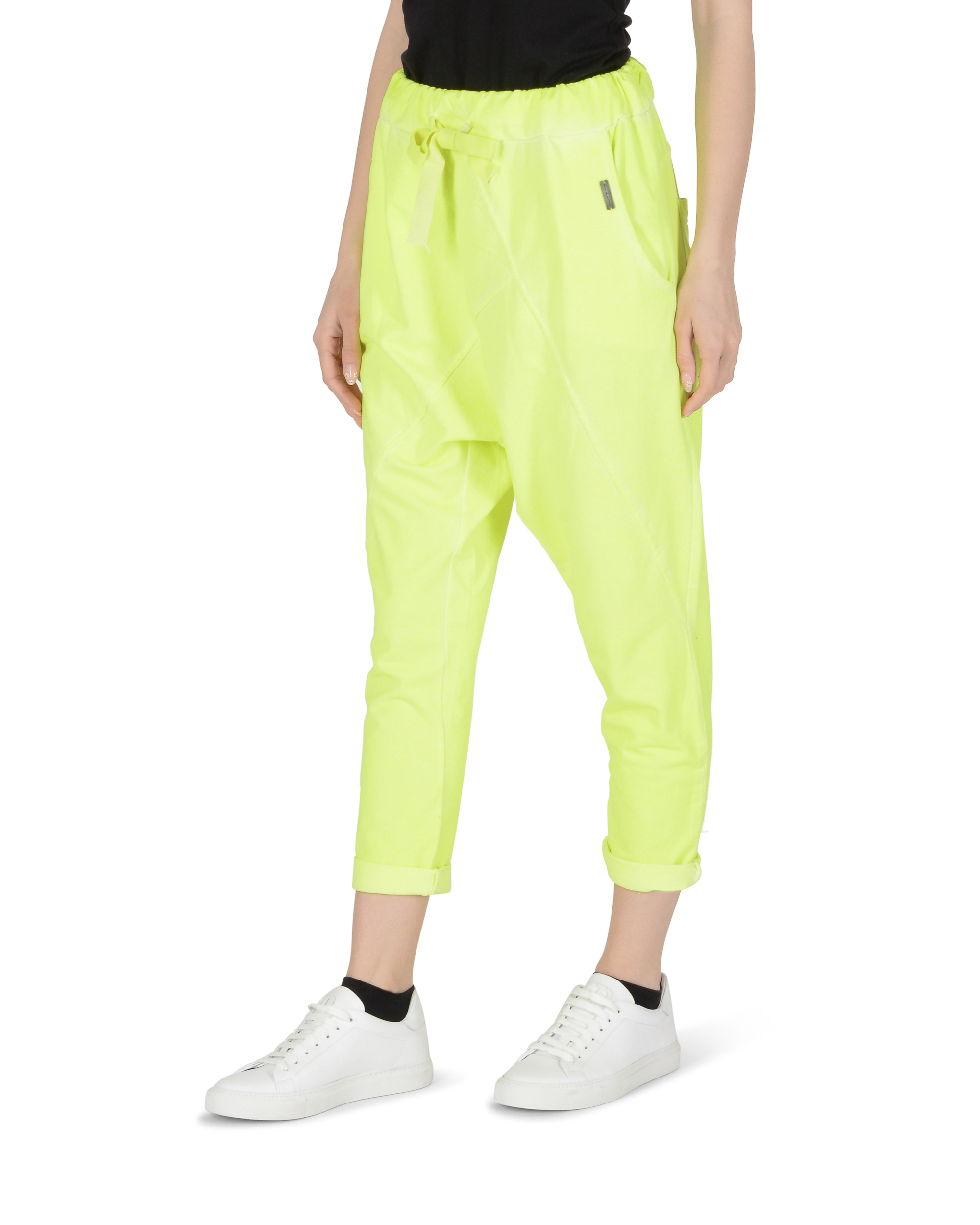 19V69 Italia Pantalones de mujer Amarillo FUNKY YELLOW