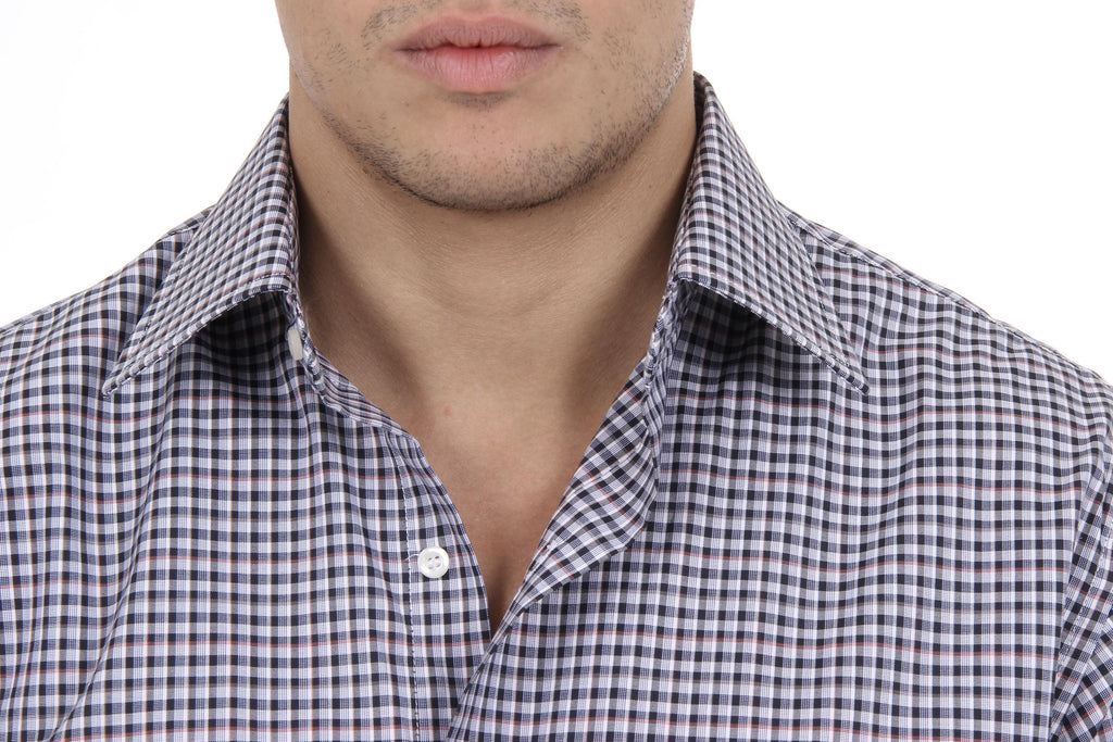 Camisa clásica moderna de corte italiano para hombre V 1969, talla 377, 212
