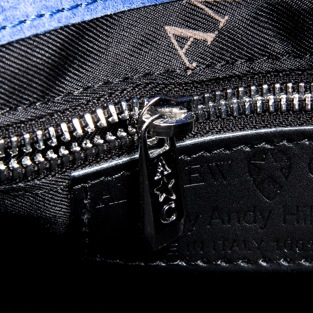 Andrew Charles Womens Handbag Blue MELODY