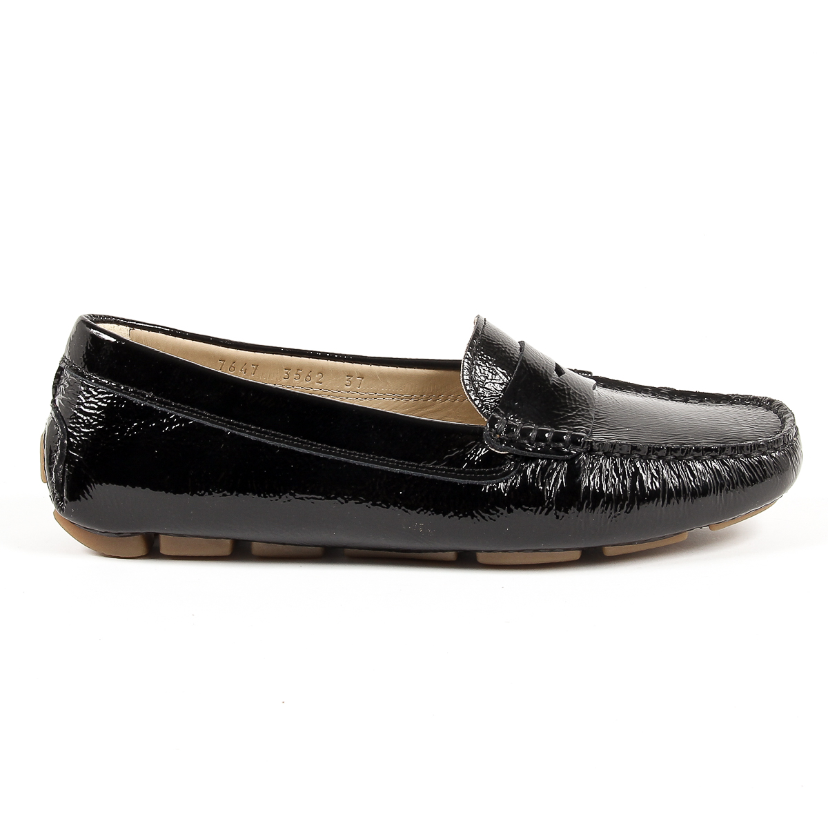 V 1969 Italia Womens Loafer Black AMALFI