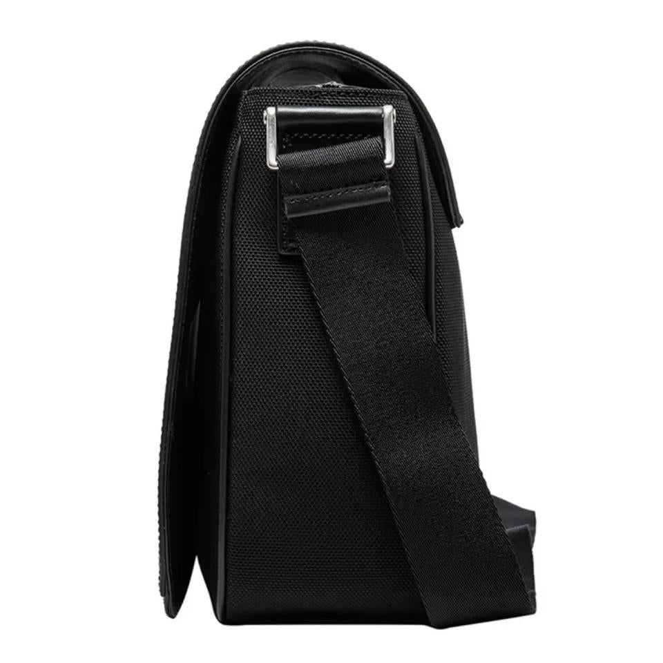 Bolso bandolera Gucci Web Stripe para hombre, color negro
