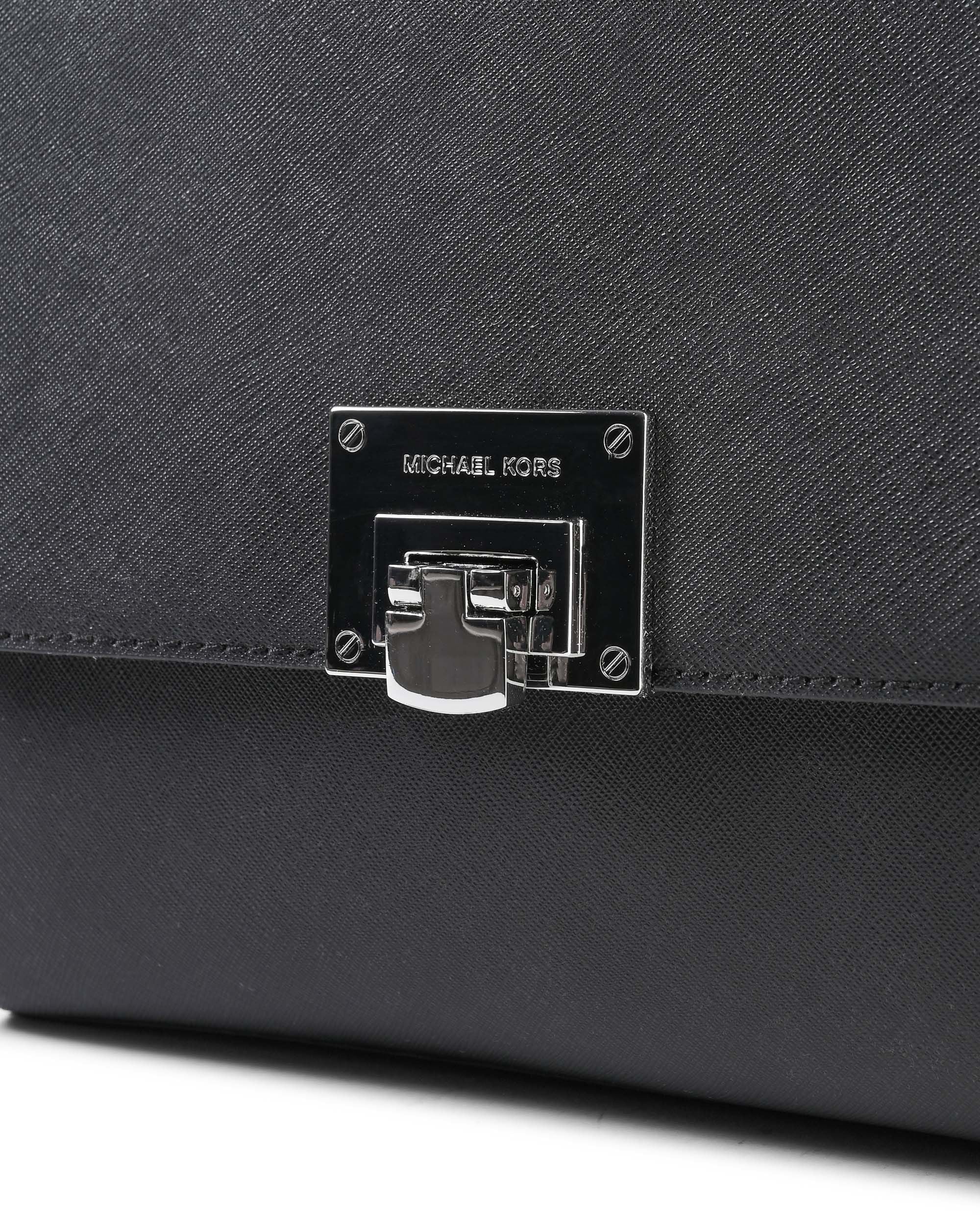 Michael Kors Bolso satchel mediano TH 35T7ST4S2L NEGRO