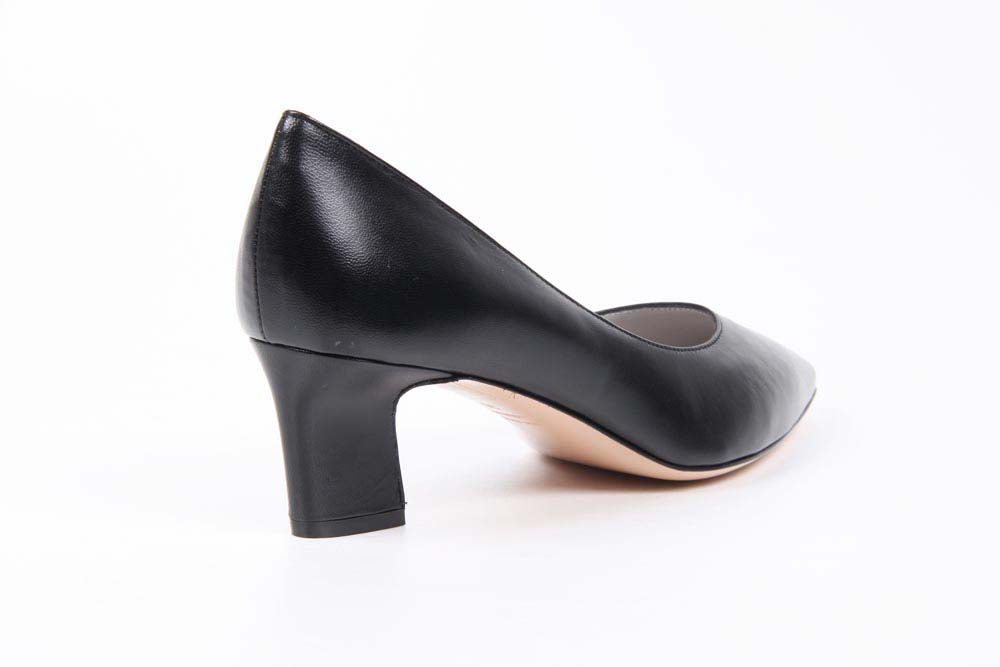 V 1969 Italia Zapatos de salón con tacón bajo para mujer 5534 LID55 PE ELIOS15NE CAPRETTO ELIOS NERO